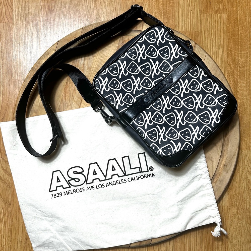 ASAALI “LAUGH NOW CRY LATER” SIDE BAG Crossbody Bag With Dust Bag
